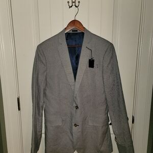 NWT J K Ferrar Men's Gray Blazer 40 Long